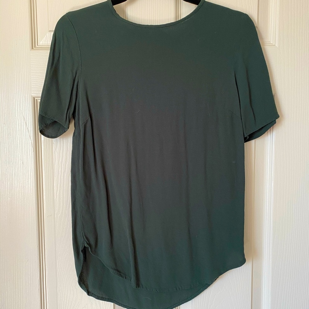 Green Business Casual Top